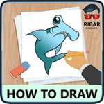 Logo of How To Draw Sea Animals android Application 